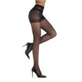 thumbnail image 1 of asdoklhq Fleece Lined Tights Women Solid Color Soft Opaque Tights Women's Footed Pantyhose Tights Black XL, 1 of 4