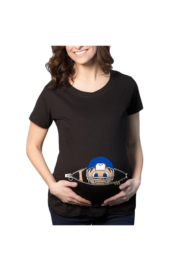 Maternity Clothes for Women,Maternity Cute Baby Pattern Print Short Sleeve Casual T-shirt Pregnant Tops