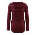 thumbnail image 1 of asdoklhq Maternity Clothes for Women,Maternity Hoodie Long Sleeves Shirt CasualVneck Top Pregnancy Sweatshirt Tunics, 1 of 4