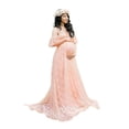 thumbnail image 1 of asdoklhq Maternity Clothes for Women,Pregnant Off Shoulder Lace Long Maxi Dress Gown Photography Prop, 1 of 8