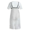 thumbnail image 1 of asdoklhq Maternity Clothes for Women,Short Sleeve Lace Photography Fancy Dress Pregnancy Clothes, 1 of 7