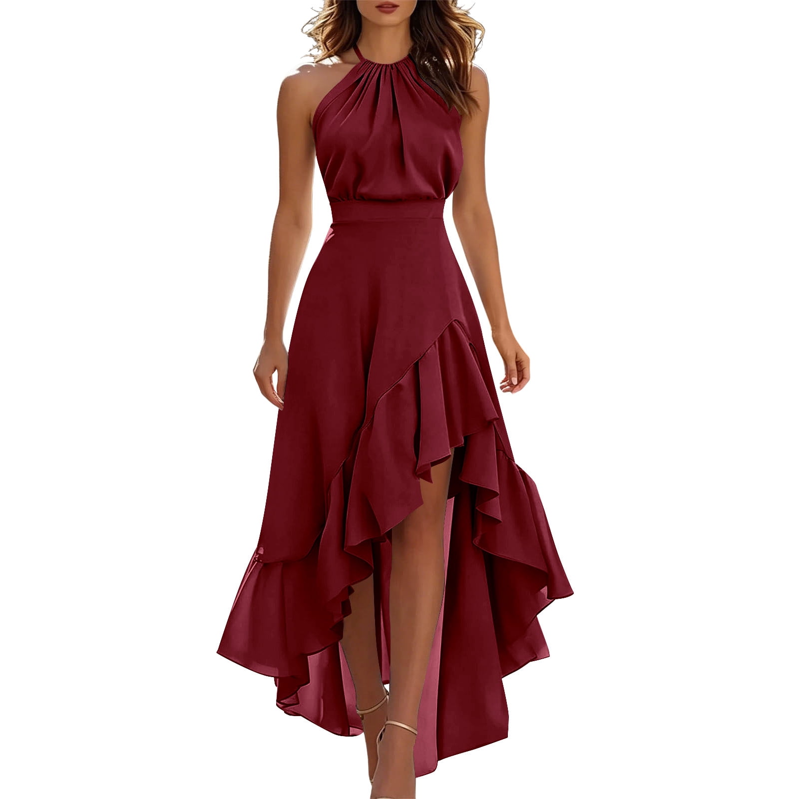pastel maroon dress Maroon & Burgundy Bridesmaid Dress | All Color Available