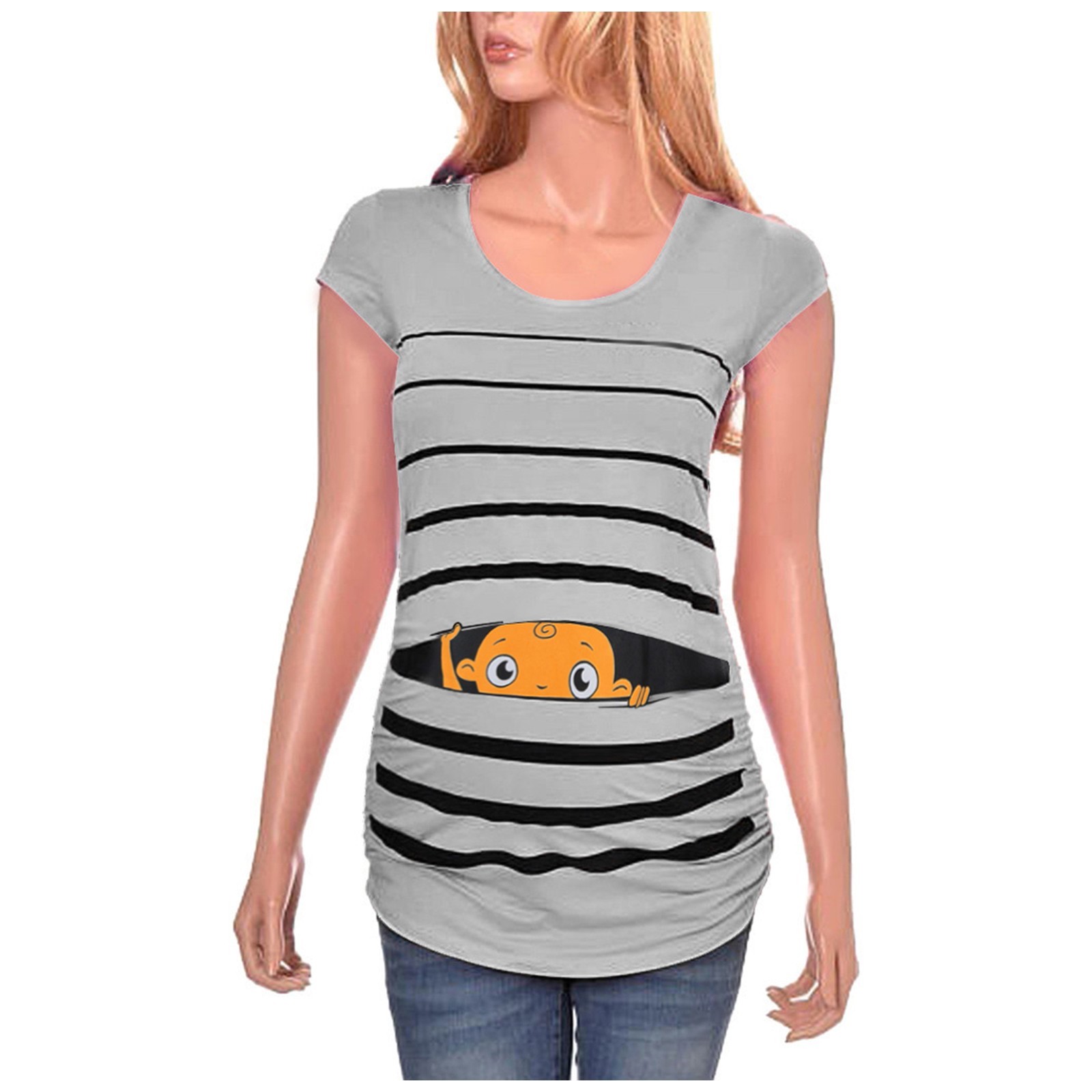 asdoklhq Maternity Clothes for Women Clearance, Cute Funny Baby Print