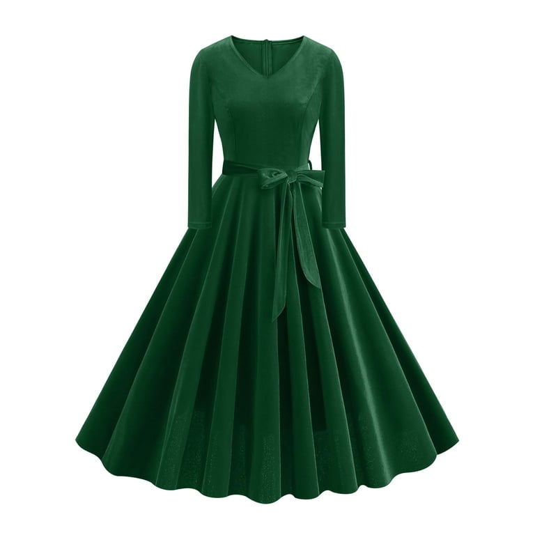 knee length emerald green dress BABARONI Chiffon and Lace Short Bridesmaid Gown Dark Green, Dark Green / US0