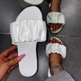 thumbnail image 1 of asdoklhq Sandals for Women Under $10,Sandals Women Flat Slippers Open Toe Comfy Beach Roman Shoes Flip Flop, 1 of 6