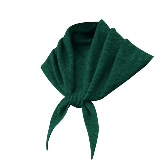 asdoklhq Scarf For Women Fashion Leisure-Friendly Soft Winter Solid Hairball Scarves Army Green Free Size