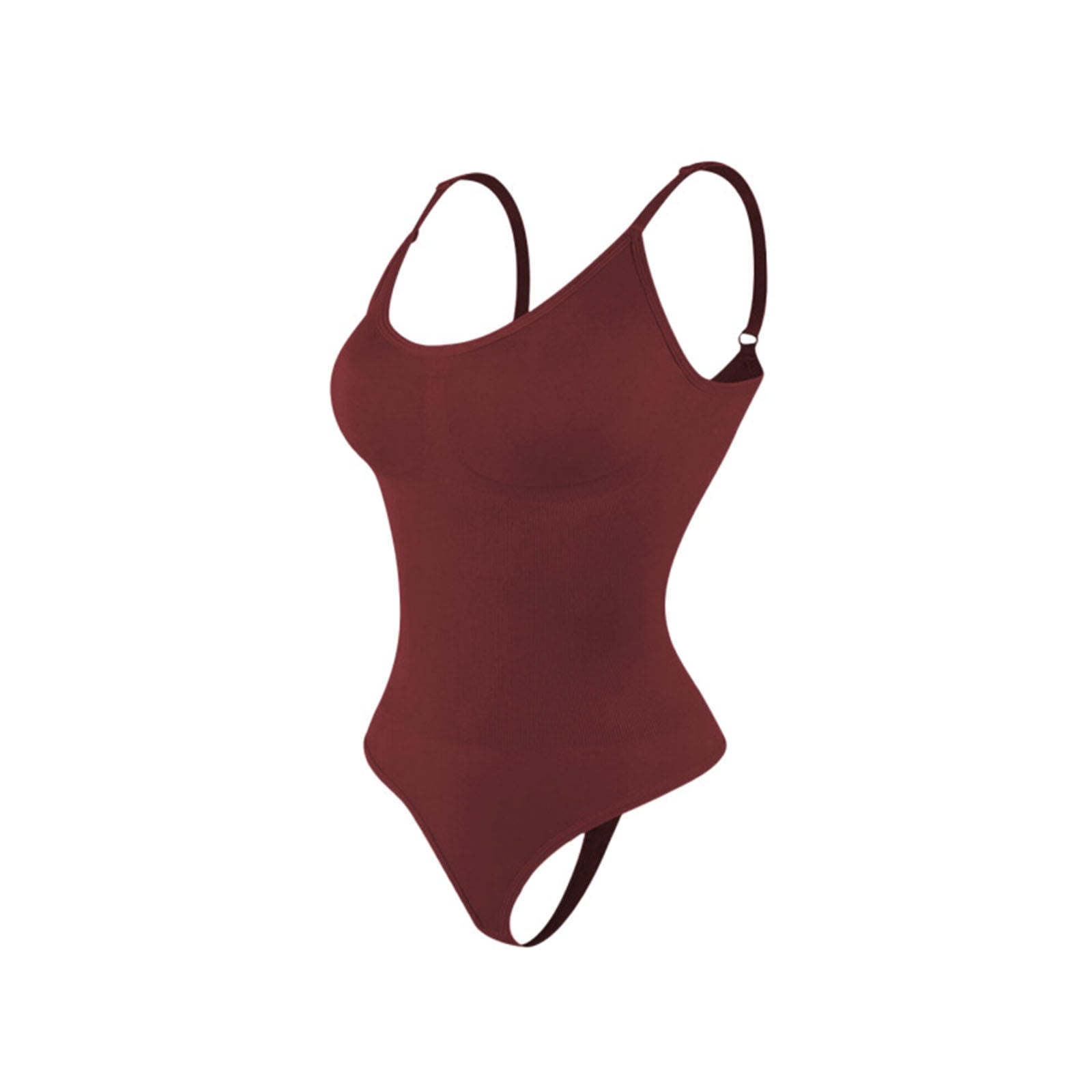 asdoklhq Shapewear Butt Lifter Backless Shapewear Womens Solid Color ...