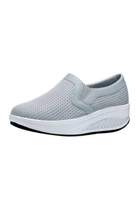 Slip On Shoes for Women,Women Breathable Shoes Casual Sneakers Fitness Shoes Platform Sneaker