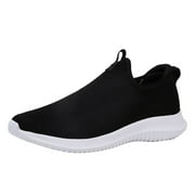 asdoklhq Sneakers for Men Wide,Couple Woven Breathable Casual Shoes Ultra Light Hollow Soft Bottom Mesh Shoes