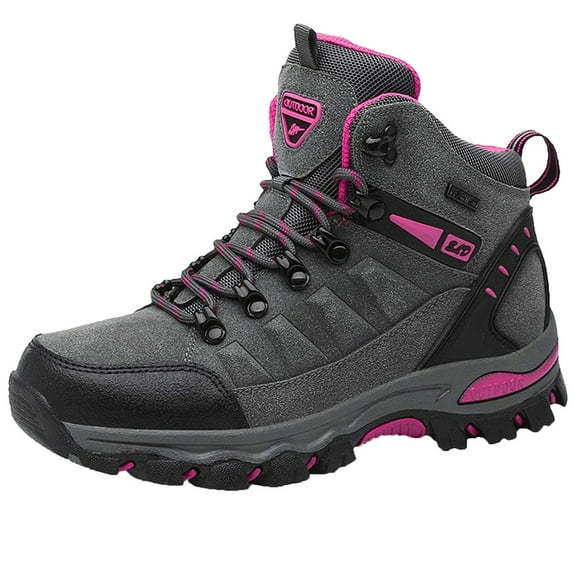 asdoklhq Sneakers for Women Women Outdoor Sports Climbing Hiking Shoes Waterproof Trekking Sneakers Gray 39