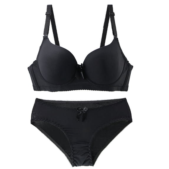 asdoklhq Sports Bras for Women Plus Size,Women's Lingerie Set Bra And Panties Summer Thin Lingerie Set
