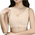 thumbnail image 1 of asdoklhq Summer Fall Sports Bras for Women 2023,Womens Fashion Plus Clearance Women Fashion Sports Bra Wire Free Underwear One-Piece Bra Everyday Underwear, 1 of 6