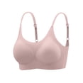 thumbnail image 1 of asdoklhq Summer Fall Sports Bras for Women 2025,Womens Fashion Plus Clearance Women's Push-up Non-slip Lace Flower Surface Beautiful Back Seamless Push-up One-piece Bra without Steel Ring, 1 of 4