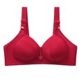thumbnail image 1 of asdoklhq Summer Fall Sports Bras for Women 2023,Womens Fashion Plus Clearance Women's Thin Large Size Breathable Gathered Underwear Women's Non-steel Bra Daily Bra, 1 of 9