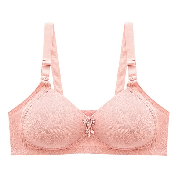 asdoklhq Summer Fall Sports Bras for Women 2026,Womens Fashion Plus Ladies Traceless Comfortable No Steel Ring Vest Breathable Gathering Bra Woman Underwear