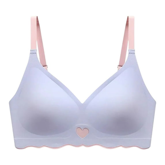 asdoklhq Summer Fall Sports Bras for Women 2026,Womens Fashion Plus Women's Bra Underwear Removable Shoulder Strap Daily Comfort Bra Underwear