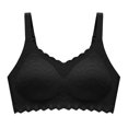 thumbnail image 1 of asdoklhq Summer Fall Sports Bras for Women 2025,Womens Fashion Plus Clearance Women's Push-up Non-slip Lace Flower Surface Beautiful Back Seamless Push-up One-piece Bra without Steel Ring, 1 of 4