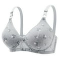 thumbnail image 1 of asdoklhq Summer Fall Sports Bras for Women 2026,Womens Fashion Plus Women's Thin Large Size Breathable Gathered Underwear Women's Non-steel Bra Daily Bra, 1 of 8