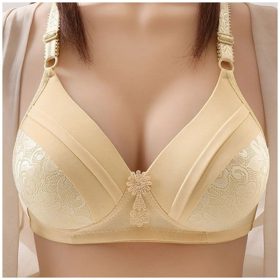 asdoklhq Summer Fall Sports Bras for Women 2026,Womens Fashion Plus Womens Solid Lace Lingerie Bras Plus Size Underwear Bralette Bras Comfortable Bra