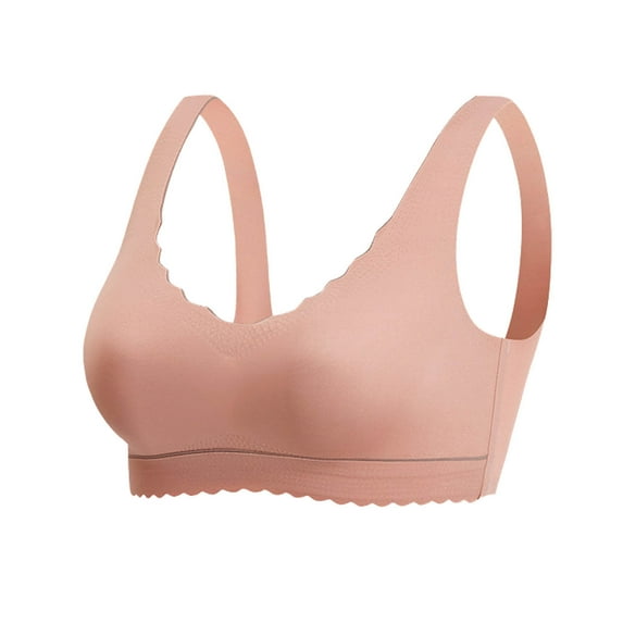 asdoklhq Summer Fall Sports Bras for Women 2023,Womens Fashion Plus Clearance Women Sexy Top Bra Wire Free Underwears Base Vest Style Sports Lingerie