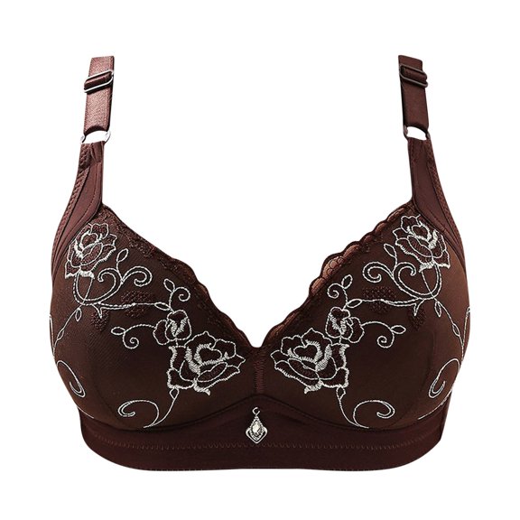 asdoklhq Summer Fall Sports Bras for Women 2025,Womens Fashion Plus Clearance Woman's Comfortable Lace Breathable Bra Underwear No Rims