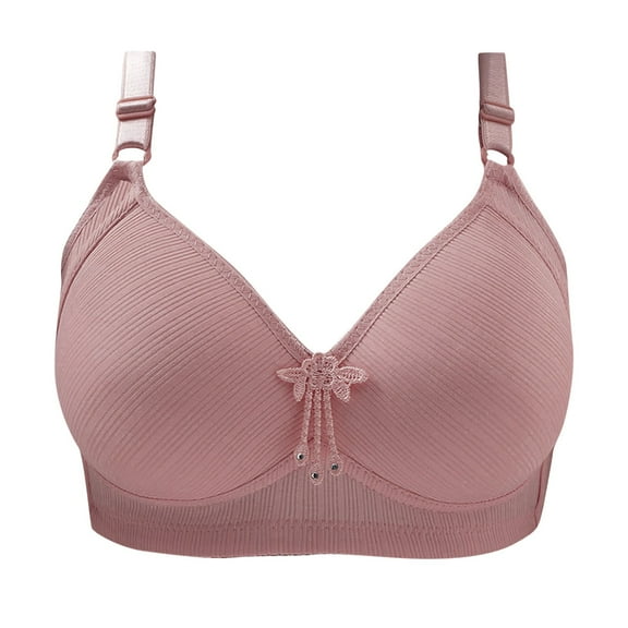 asdoklhq Summer Fall Sports Bras for Women 2025,Womens Fashion Plus Clearance Woman's Comfortable Lace Breathable Bra Underwear No Rims