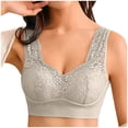 thumbnail image 1 of asdoklhq Summer Fall Sports Bras for Women 2025,Womens Fashion Plus Clearance Women's Bra Soild Wire Free Underwear One-Piece Bra Everyday Underwear, 1 of 6