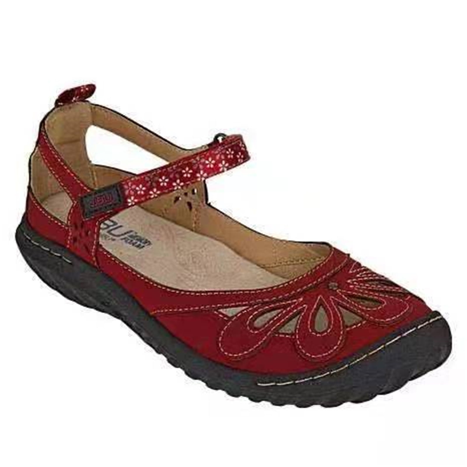 asdoklhq Summer Sandals for Women Rollback or Clearance,Summer European and American Flat Sandals Women Print Beach Shoes
