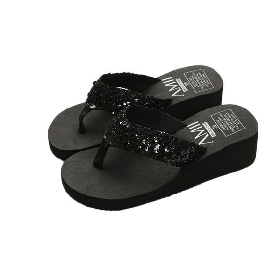 asdoklhq Summer Sandals for Women,Summer Plus Size Retro Round Toe Color Matching Women's Casual Wedge Sandals