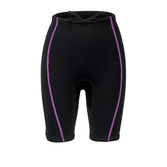 asdoklhq Swim Suits for Women 1.5MM Diving Suit Women's Two-piece Shorts Diving Suit Snorkeling and Surfing Warm Diving Pants Black XL