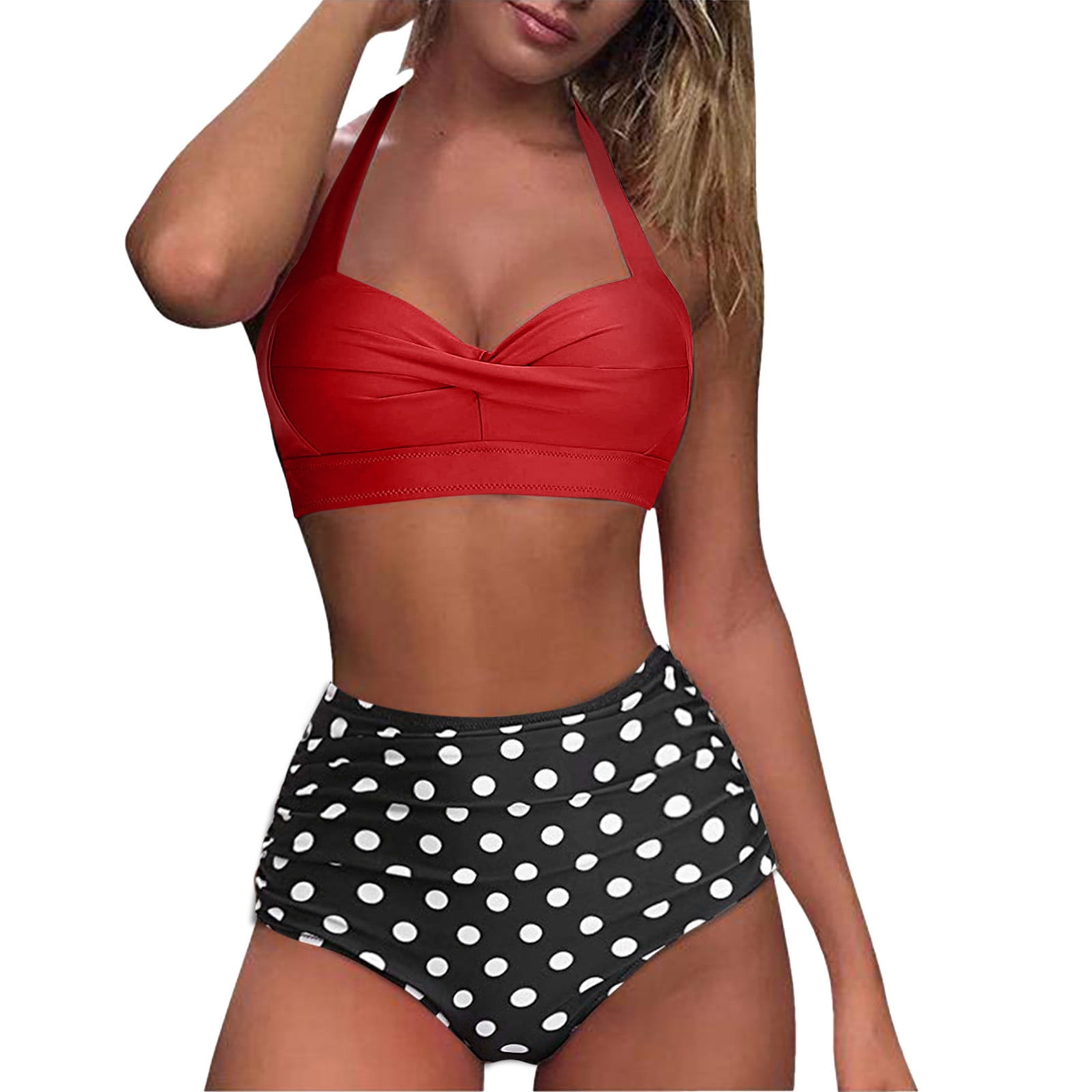 Asdoklhq Swimsuits For Women Plus Size Vintage Swimsuit Two Piece Retro asdoklhq-swimsuits-for-women-plus-size-vintage-swimsuit-two-piece-retro