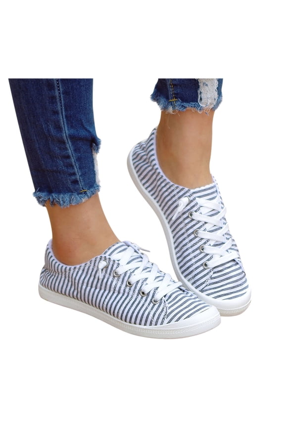 Womens Casual Shoes,Low-cut Canvas Shoes One-foot Lazy Korean Version Student Casual Flat Shoes