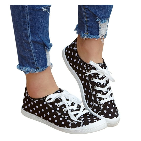 asdoklhq Womens Casual Shoes,Low-cut Canvas Shoes One-foot Lazy Korean Version Student Casual Flat Shoes