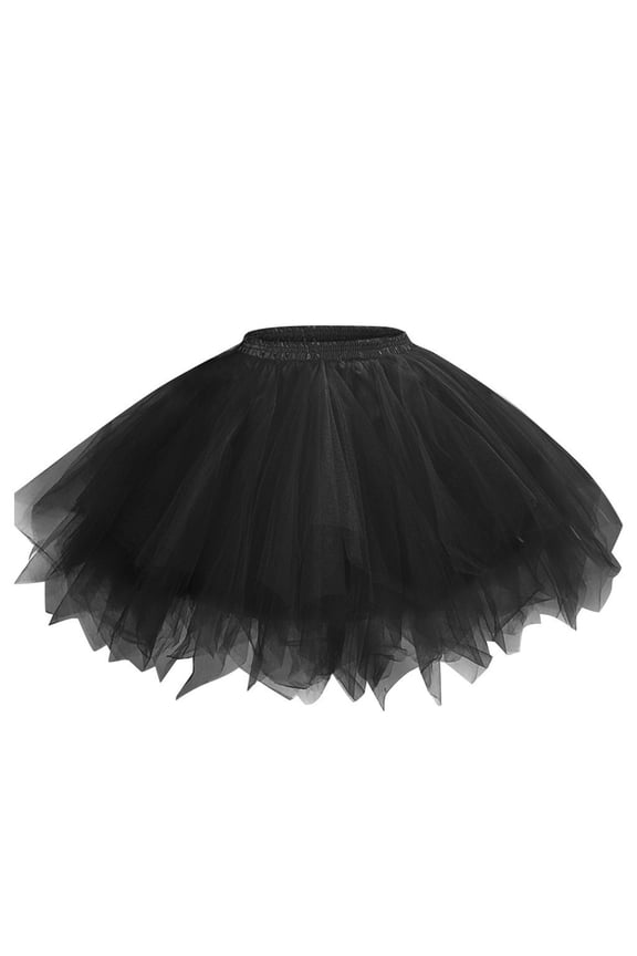 Womens Plus Size Clearance Dresses, Women Mesh Tulle Skirt Princess Elastic Skirt Adult Short Dancing Skirt