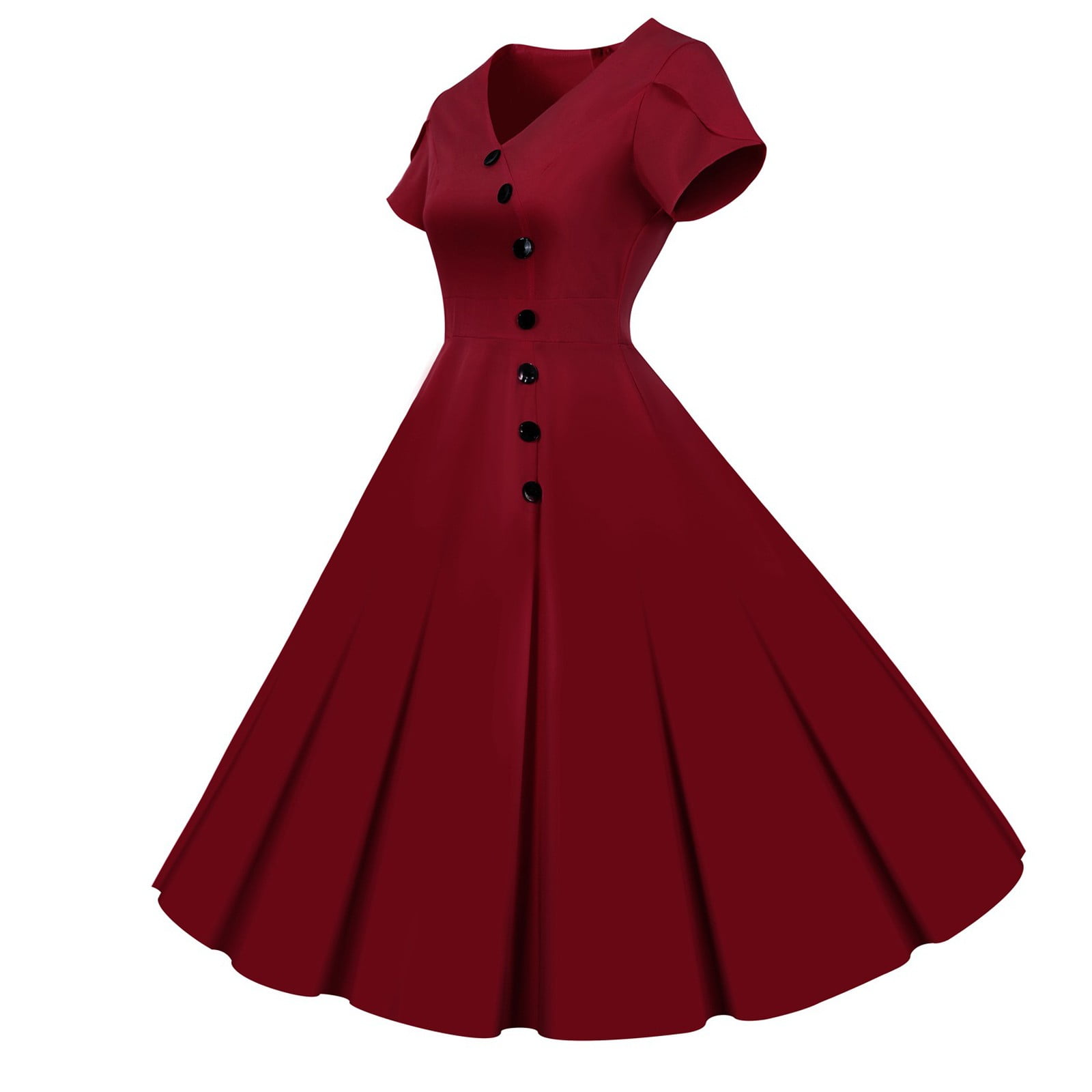 asdoklhq Womens Plus Size Clearance Dresses,Women's 1950s asdoklhq Womens Plus Size Clearance Dresses,Women's 1950s