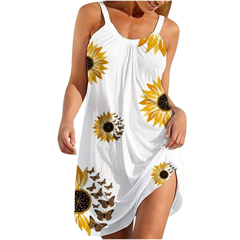 Women's Print Sling Dress Women's Print Sling Dress