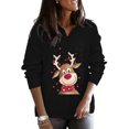 thumbnail image 1 of asdoklhq Womens Plus Size Tops Clearance,Women's Casual Long Sleeve Christmas Holiday Print Sweater Top Blouse, 1 of 6