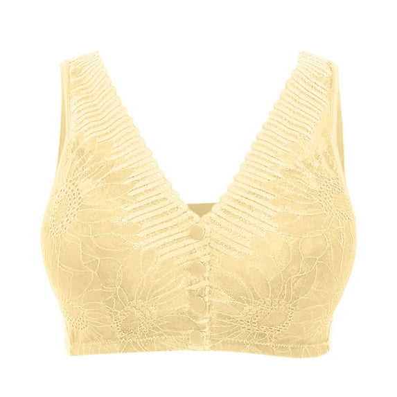 asdoklhq Womens Plus T-Shirt Bras,Women's Bra Wire Free Underwear OnePiece Bra Everyday Underwear Bras