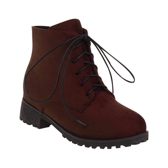 asdoklhq Womens Waterproof Work Boots,Autumn and Winter Flowers Color Matching Thick High-heeled Platform Women's Sleeve High Boots