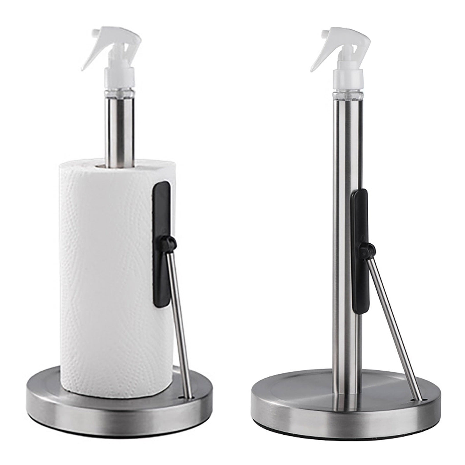 Stainless Steel Adjustable Spring Arm Paper Towel Holder