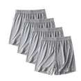 thumbnail image 1 of asjyhkr 4 Pack Mens Pajama Shorts Elastic Waist Lounge Plus Size Modal Bottom Sleep Home Shorts, 1 of 2