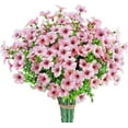thumbnail image 1 of asjyhkr 8 Bundles Artificial Outdoor Flowers Colorful Flowers Green Shrubs Garden Porch Outdoor Artificial Flowers Decorate, 1 of 1