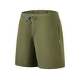 thumbnail image 1 of asjyhkr Athletic Shorts for Men Drawstring Elastic Waist Running Gym Shorts with Pockets, 1 of 2