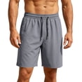 thumbnail image 1 of asjyhkr Athletic Shorts for Men Stretchy Workout Drawstring Running Lightweight Stretchy Relaxed Basketball Shorts(Small,Dark Gray), 1 of 8