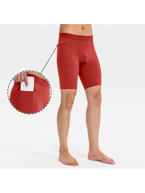 Biker Shorts for Men with Zipper Pockets Cycling Road Biking Mountain Riding Bicycle Upf 50+ Cycle Shorts