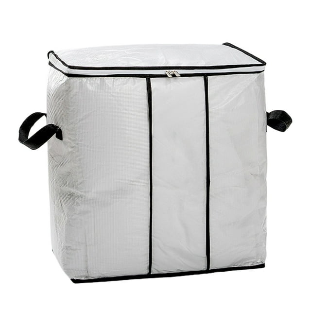 asjyhkr Clothing Storage Bags with Handle and Zipper, Travel Moving