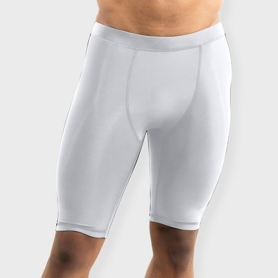 asjyhkr Compression Shorts for Men Quick Drying Spandex Tights Gym Running Biker Athletic Workout Shorts Base Layer