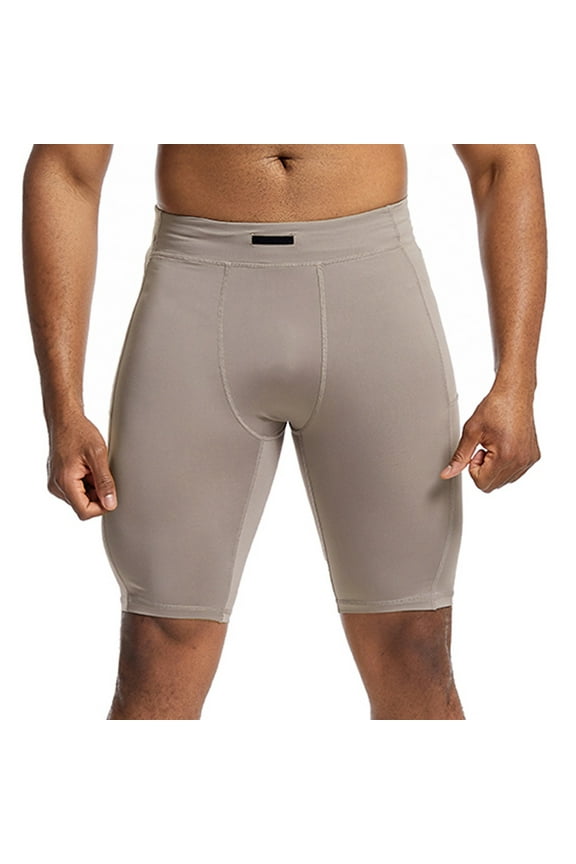 Compression Shorts for Men Running Athletic Gym Spandex Breathable Slim Fitted Base Layer