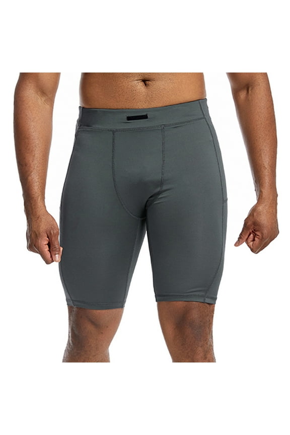 Compression Shorts for Men Running Athletic Gym Spandex Breathable Slim Fitted Base Layer
