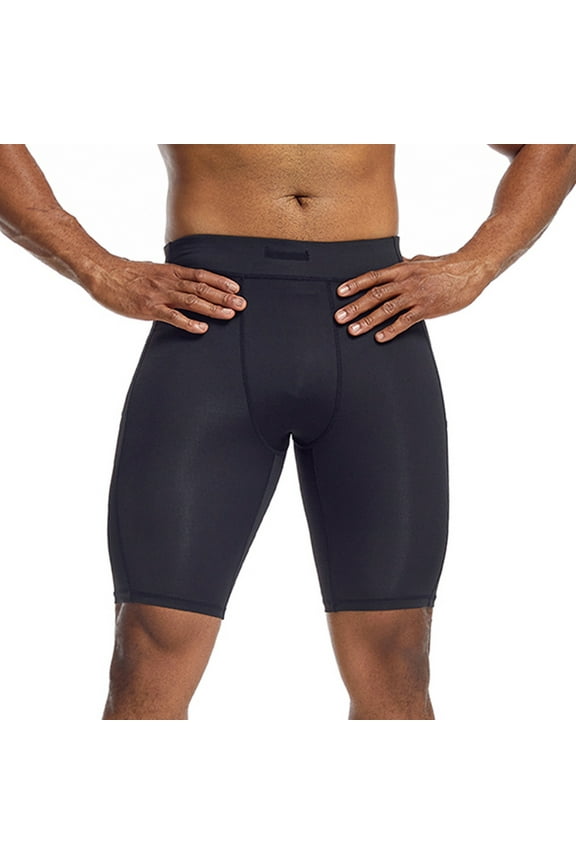 Compression Shorts for Men Running Athletic Gym Spandex Breathable Slim Fitted Base Layer